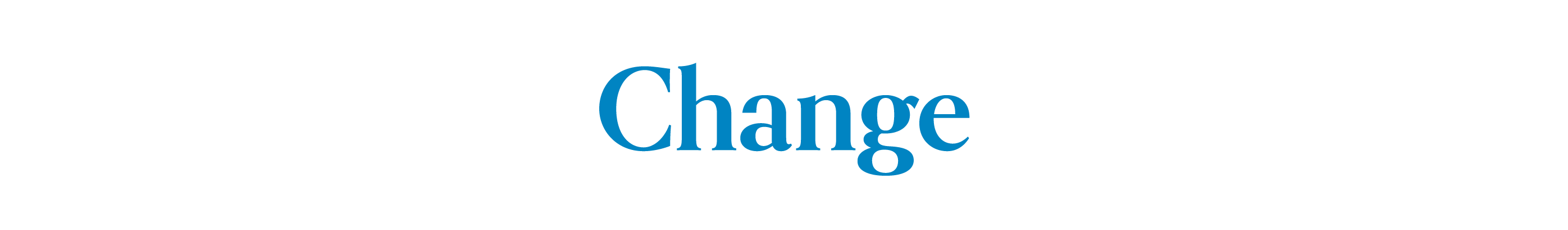 Change